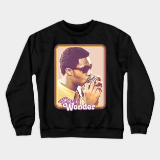 Stevie Wonder / Retro Aesthetic Fan Design Crewneck Sweatshirt